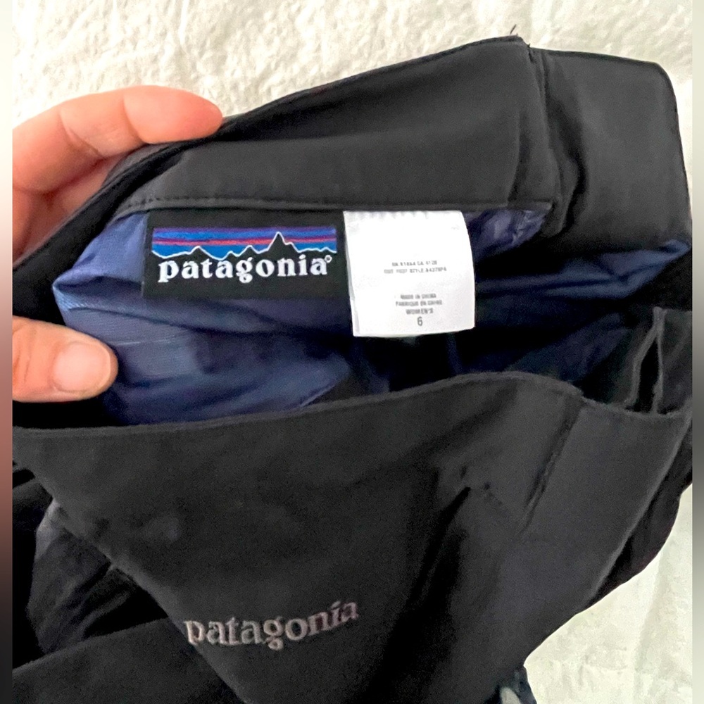 Patagonia ski pants with all the Bells and whistles to keep you dry